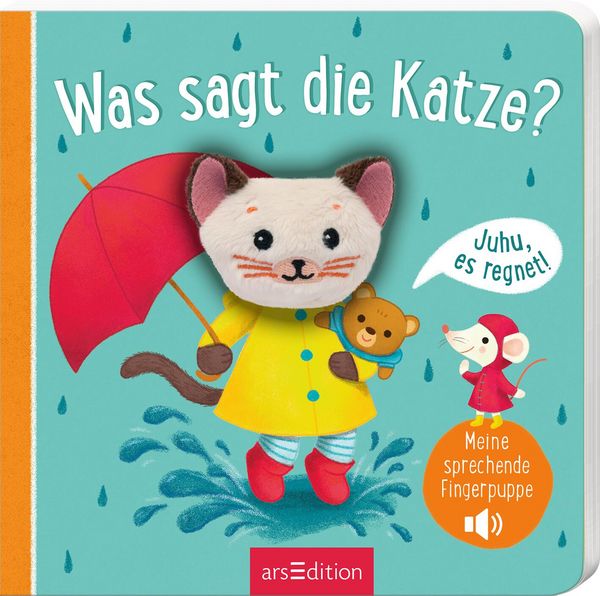 Meine sprechende Fingerpuppe: Was sagt die Katze?, Gebundene Ausgabe von , arsedition, 9783845865508