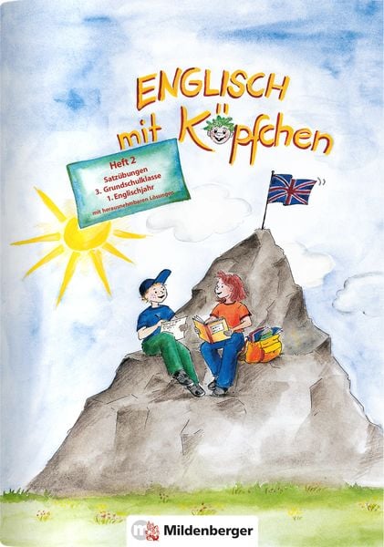 Produktbild: Englisch mit K&ouml;pfchen / Englisch mit K&ouml;pfchen (3. Schuljahr), Heft 2 &ndash; Satz&uuml;bungen mit L&ouml;sungsbeilage