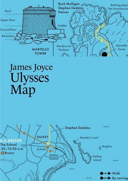 Produktbild: James Joyce: Ulysses Map