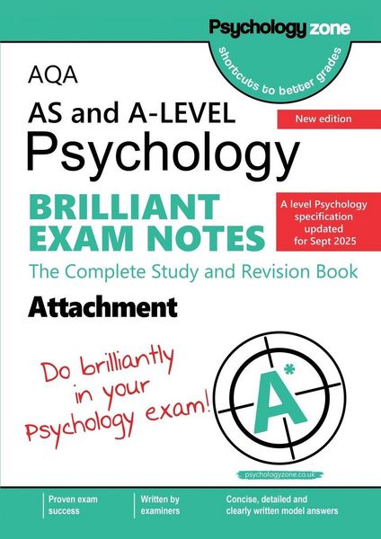 Produktbild: AQA A-Level Psychology Brilliant Exam Notes