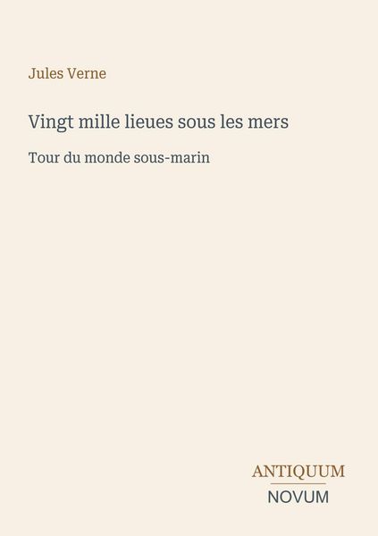 Produktbild: Vingt mille lieues sous les mers