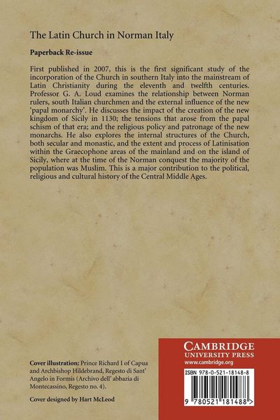 Produktbild: The Latin Church in Norman Italy