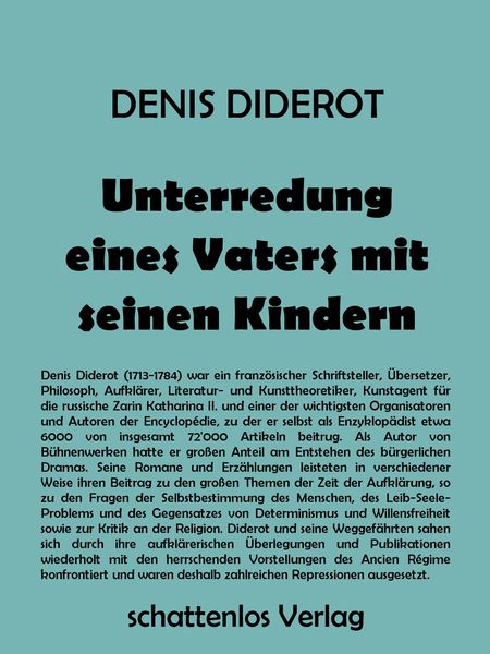 Produktbild: Unterredung eines Vaters mit seinen Kindern