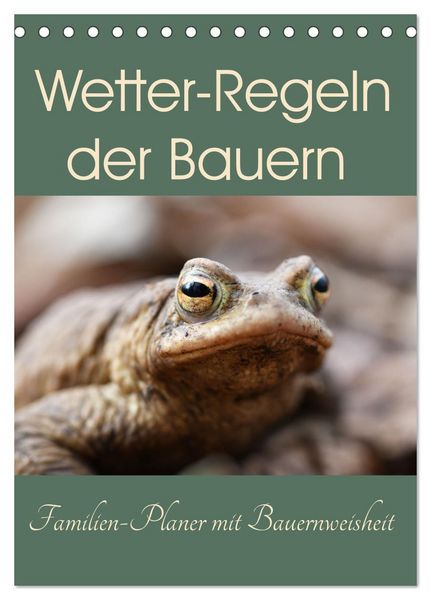 Produktbild: Wetter-Regeln der Bauern (Tischkalender 2026 DIN A5 hoch), CALVENDO Monatskalender