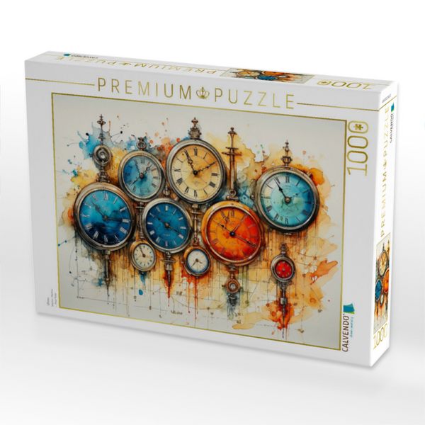 Produktbild: CALVENDO Puzzle Uhren | 1000 Teile Lege-Gr&ouml;&szlig;e 64x48cm Foto-Puzzle f&uuml;r gl&uuml;ckliche Stunden