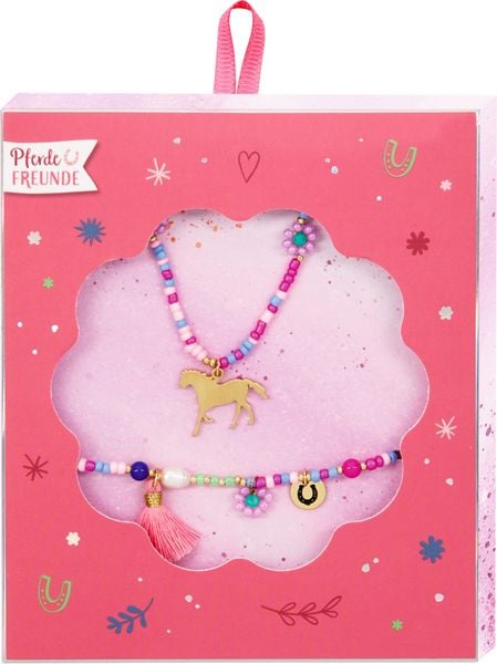 Produktbild: Schmuckset (Kette & Armband) - Pferdefreunde