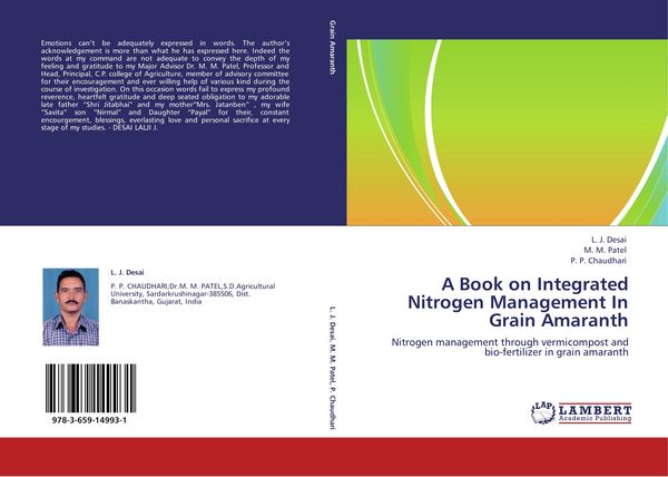 Produktbild: A Book on Integrated Nitrogen Management In Grain Amaranth