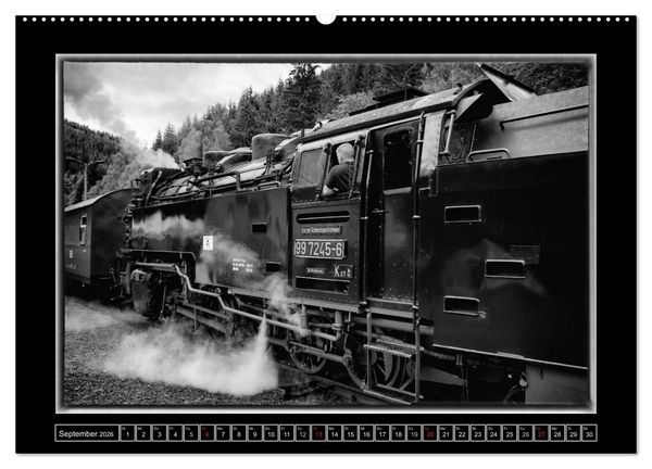 Produktbild: Nostalgie Dampf (Wandkalender 2026 DIN A2 quer), CALVENDO Monatskalender