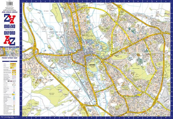 Produktbild: Oxford A-Z Pocket Street Map
