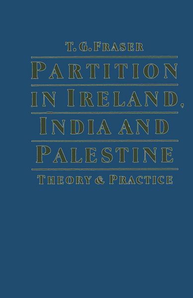 Produktbild: Partition In Ireland India And Palestine