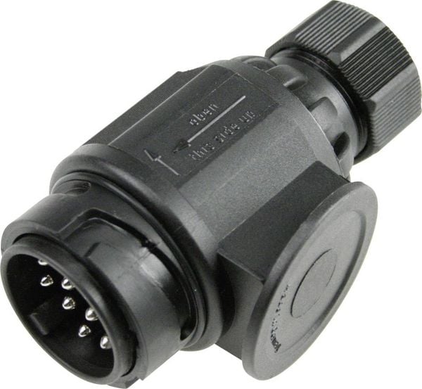 AS Schwabe 60464 Anhänger Stecker [ - Stecker 13polig] Kunststoff