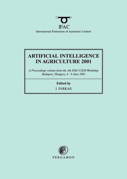 Produktbild: Artificial Intelligence in Agriculture 2001