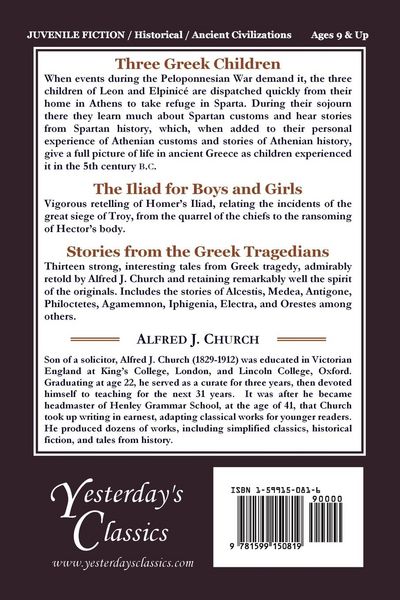 Produktbild: Three Greek Children (Yesterday's Classics)