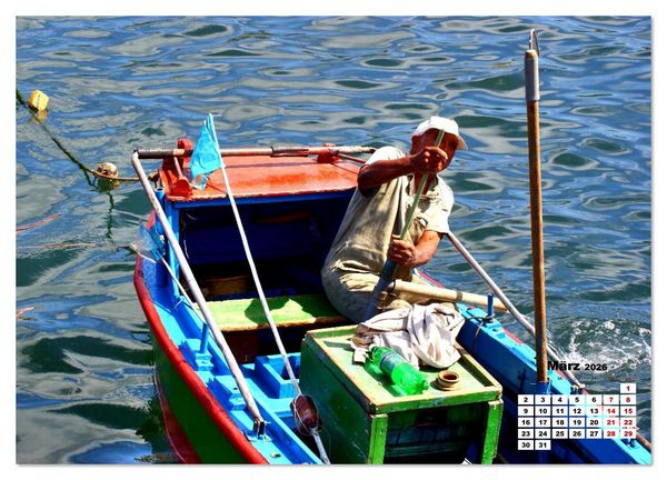 Produktbild: Pescadores - Fischer in Havanna (Wandkalender 2026 DIN A3 quer), CALVENDO Monatskalender