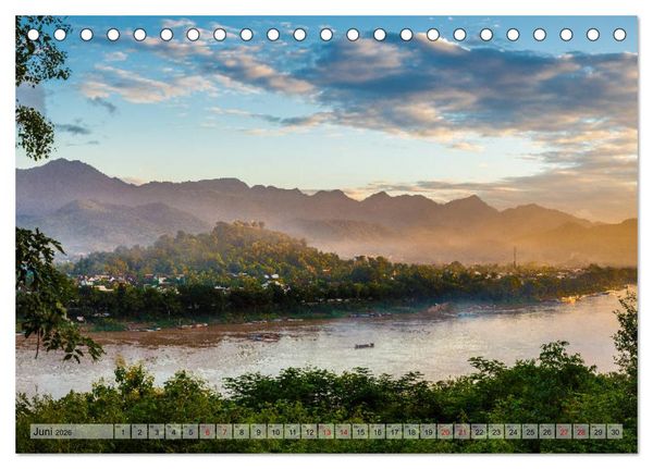 Produktbild: Laos - An den Ufern des Mekong (Tischkalender 2026 DIN A5 quer), CALVENDO Monatskalender