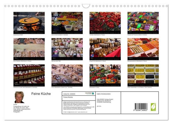 Produktbild: Feine K&uuml;che (Wandkalender 2027 DIN A3 quer), CALVENDO Monatskalender