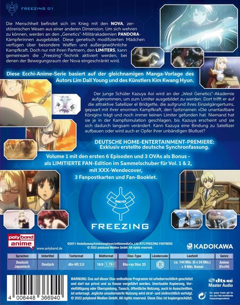 Produktbild: Freezing - Volume 1 mit Sammelschuber LTD.
