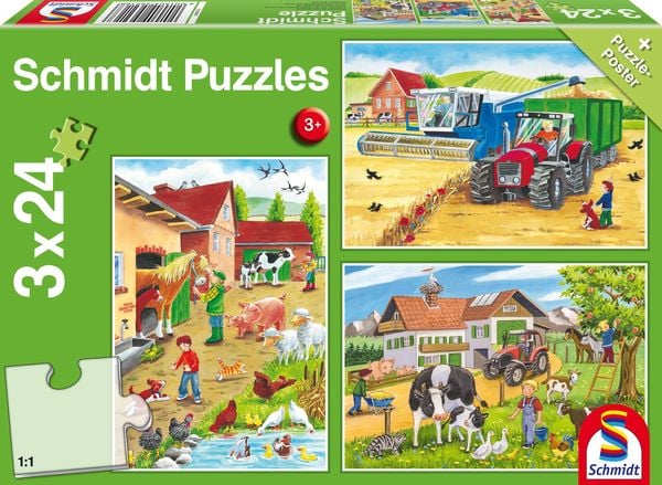 Schmidt Spiele - Auf dem Bauernhof, 24 Teile