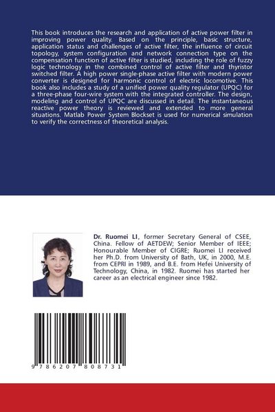 Produktbild: Modeling of Active Filters for Improving Power Quality