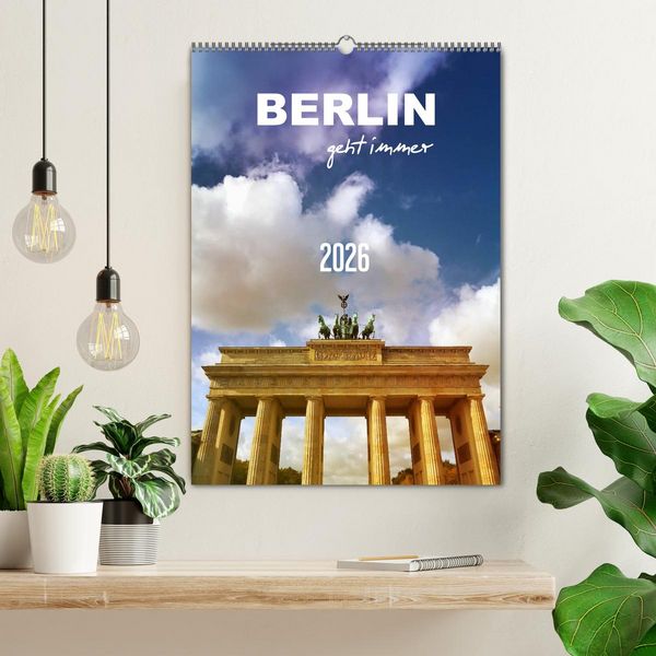 Produktbild: BERLIN geht immer (Wandkalender 2026 DIN A2 hoch), CALVENDO Monatskalender