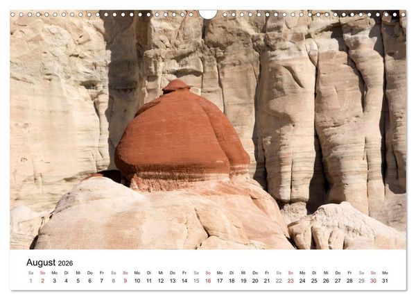 Produktbild: Felsen und Steine in fantastischen Farben und Formen (Wandkalender 2026 DIN A3 quer), CALVENDO Monatskalender