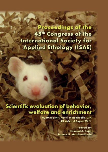 Produktbild: Scientific Evaluation of Behavior, Welfare and Enrichment