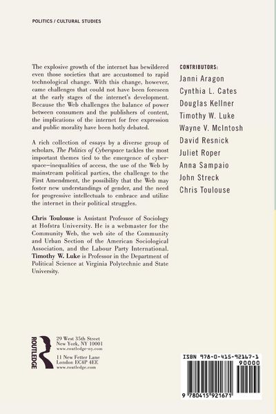 Produktbild: The Politics of Cyberspace