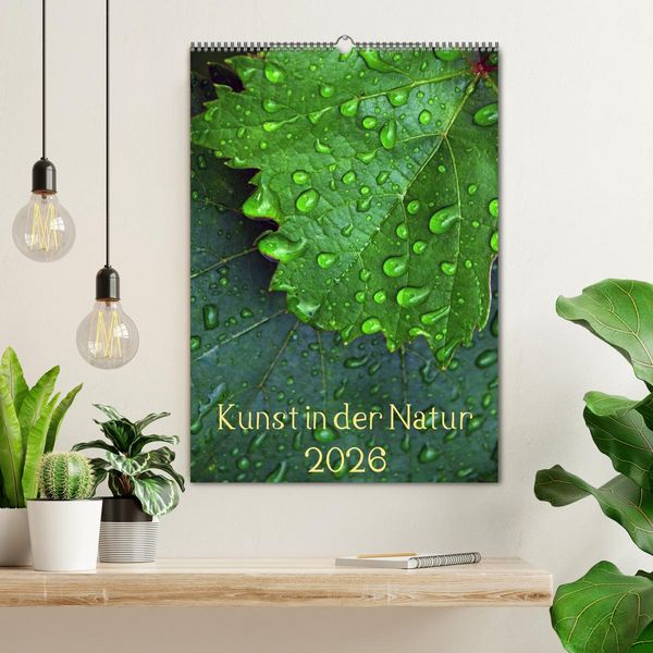 Produktbild: Kunst in der Natur (Wandkalender 2026 DIN A2 hoch), CALVENDO Monatskalender
