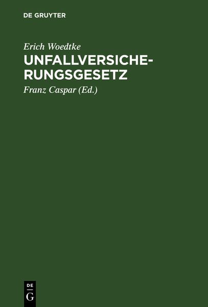 Produktbild: Unfallversicherungsgesetz