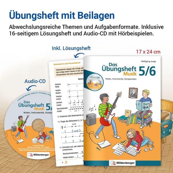 Produktbild: Das &Uuml;bungsheft Musik 5/6
