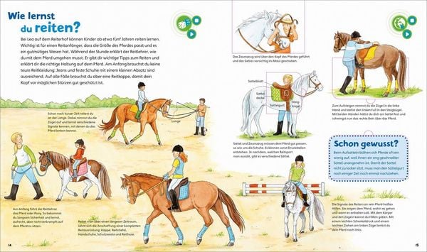Produktbild: BOOKii&reg; WAS IST WAS Junior Komm mit zu den Pferden und Ponys!