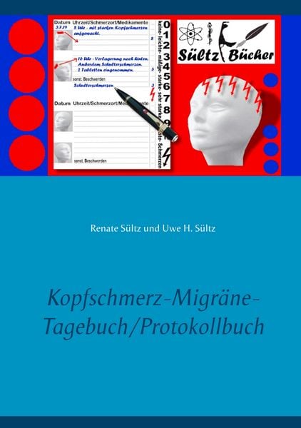 Produktbild: Kopfschmerz-Migr&auml;ne-Tagebuch/Protokollbuch XXL