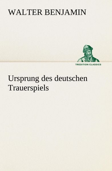 Produktbild: Ursprung des deutschen Trauerspiels