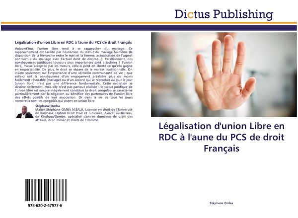 Produktbild: L&eacute;galisation d'union Libre en RDC &agrave; l'aune du PCS de droit Fran&ccedil;ais