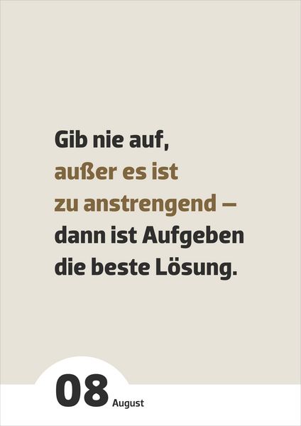 Produktbild: Der Pessimisten Kalender