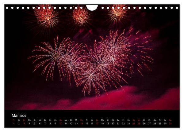 Produktbild: Das Feuerwerk (Wandkalender 2026 DIN A4 quer), CALVENDO Monatskalender