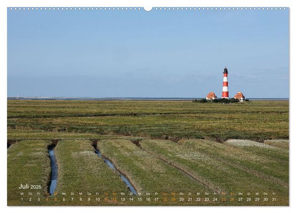 Produktbild: K&uuml;stengl&uuml;ck - Ein fotografischer Streifzug entlang der Nordsee (hochwertiger Premium Wandkalender 2026 DIN A2 quer), Kunstdruck in Hochglanz
