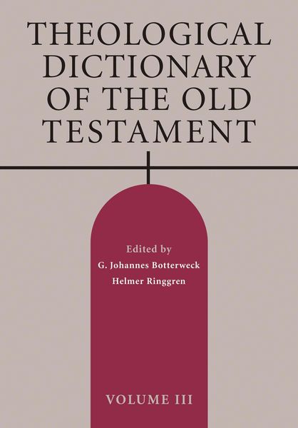 Produktbild: Theological Dictionary of the Old Testament, Volume III
