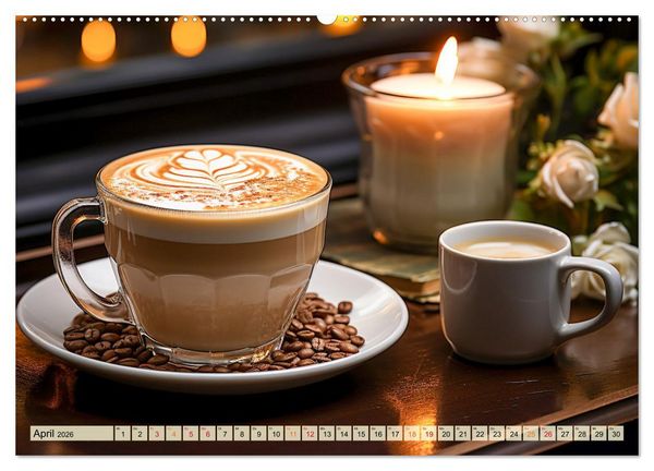 Produktbild: Mein Kaffee meine Bar (Wandkalender 2026 DIN A2 quer), CALVENDO Monatskalender