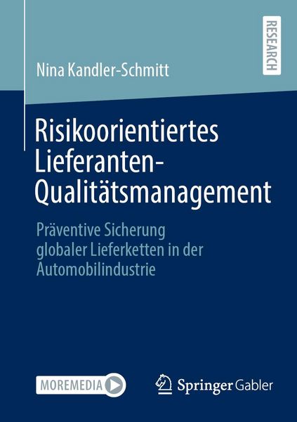 Produktbild: Risikoorientiertes Lieferanten-Qualit&auml;tsmanagement
