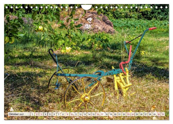 Produktbild: Landmaschinen im Dornr&ouml;schenschlaf (Wandkalender 2027 DIN A4 quer), CALVENDO Monatskalender