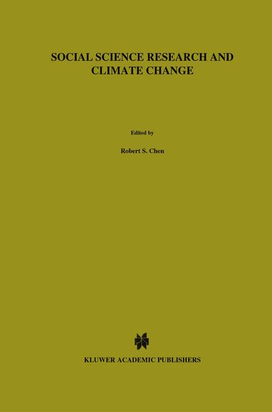Produktbild: Social Science Research and Climate Change
