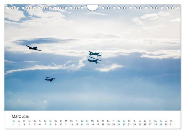 Produktbild: AVIATION CLASSICS seen by custompix.de (Wandkalender 2026 DIN A4 quer), CALVENDO Monatskalender