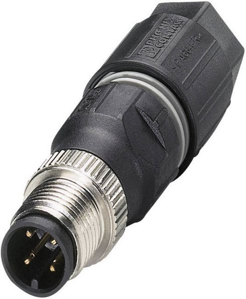 Phoenix Contact 1641785 Sensor-/Aktor-Steckverbinder, unkonfektioniert M12 Stecker, gerade Polzahl Sensoren: 4 1 St.