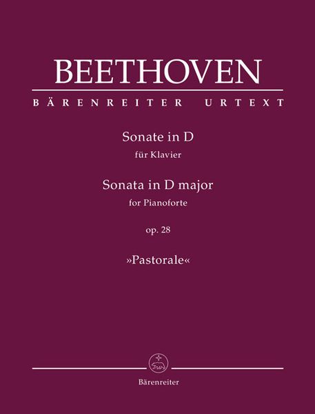 Produktbild: Beethoven, L: Sonate f&uuml;r Klavier D-Dur op. 28 "Pastorale"