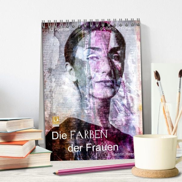Produktbild: Die FARBEN der Frauen (Tischkalender 2026 DIN A5 hoch), CALVENDO Monatskalender