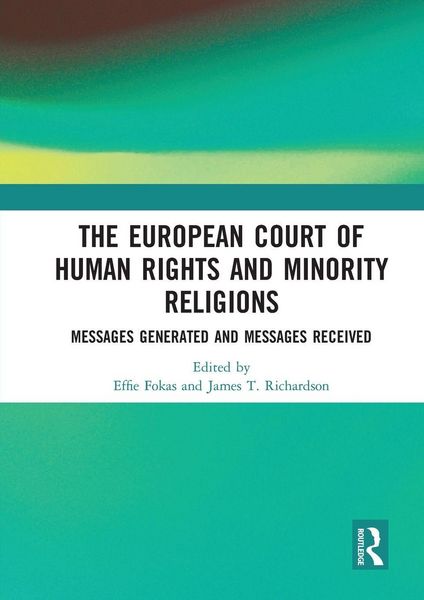 Produktbild: The European Court of Human Rights and Minority Religions