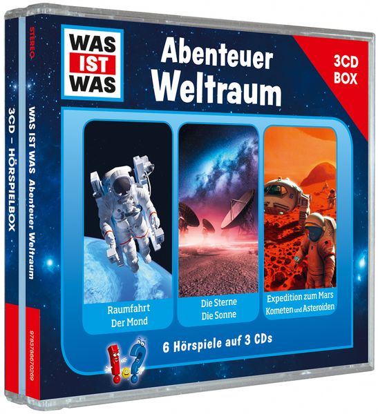WAS IST WAS 3-CD-Hörspielbox Abenteuer Weltraum