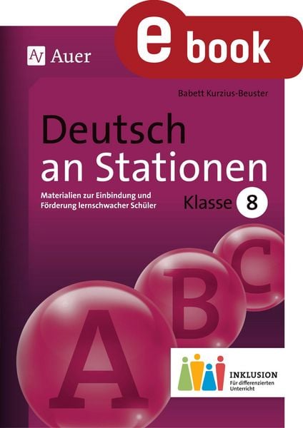 Produktbild: Deutsch an Stationen 8 Inklusion
