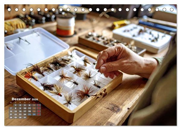 Produktbild: Die Kunst der Fliege (Tischkalender 2026 DIN A5 quer), CALVENDO Monatskalender